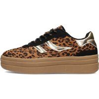 Plateau-Sneaker mit Leopardenmuster