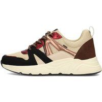 Chunky Sneaker im Materialmix