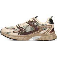 Klobige Mesh- und Kunstleder-Sneaker