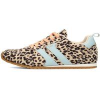 Retro-Sneaker mit Leopardenmuster