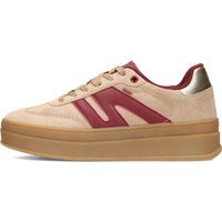 Klobige Plateau-Sneaker in Wildleder-Optik