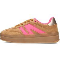 Chunky Wildleder-Sneaker mit Neon-Akzenten