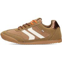 Retro-Sneaker aus Mesh und Wildleder