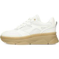 Chunky Plateau-Sneaker aus Leder
