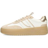 Plateau-Sneaker aus Leder