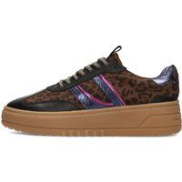 Plateau-Sneaker mit Leopardenmuster