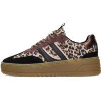 Plateau-Sneaker mit Leoparden-Print