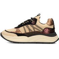 Chunky-Plateau-Sneaker im Materialmix
