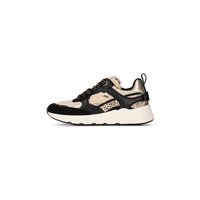Chunky Sneaker mit Kunstfell-Besatz