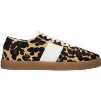 Ponyfell-Sneaker mit Tiermuster