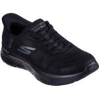 Textil-Walking-Sneaker mit Bungee-Schnürung