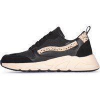 Klobiger Mesh-Sneaker mit Tiermuster