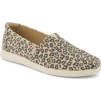 Alpargata Slip-Ons mit Leopardenmuster