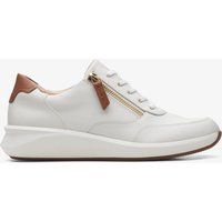 Sportliche Leder-Sneaker mit Reißverschluss
