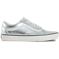 Metallische Low-Top Skate-Sneaker