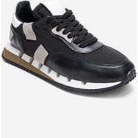 Moderner Leder-Plattform-Sneaker