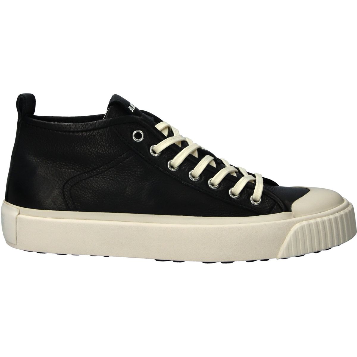 Minimalistische Mid-Top Leder-Sneaker