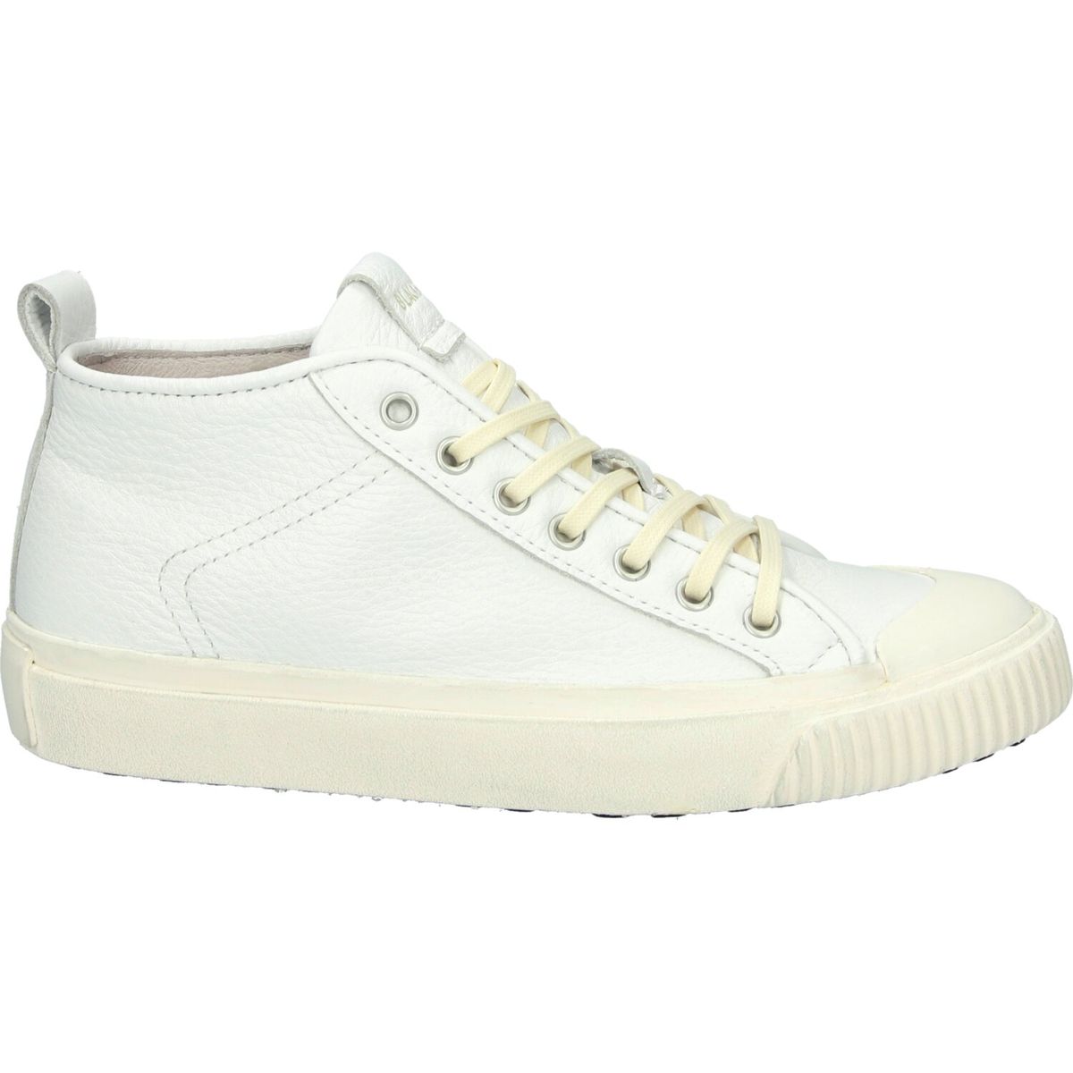 Minimalistischer Leder Mid-Top Sneaker
