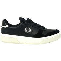 Sportliche Leder-Court-Sneaker
