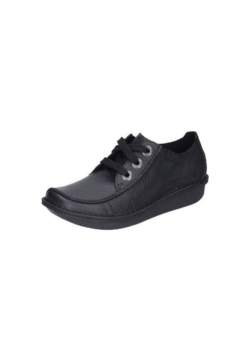Klassischer Leder-Schnürschuh im Mokassin-Stil