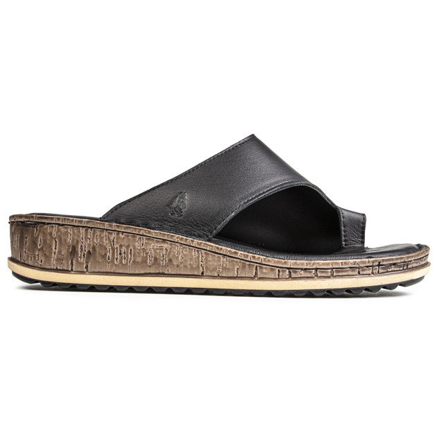 Bequeme Leder-Sandalen mit Zehenschlaufe