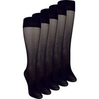 Leichte Transparente 15 Denier Kniestrümpfe