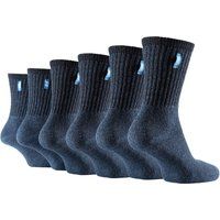 Rippstrick-Stiefelsocken im Vintage-Look