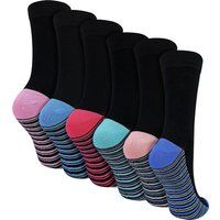 Gemusterte Socken aus Bambus-Mischgewebe