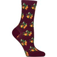 Socken mit Apfelmuster