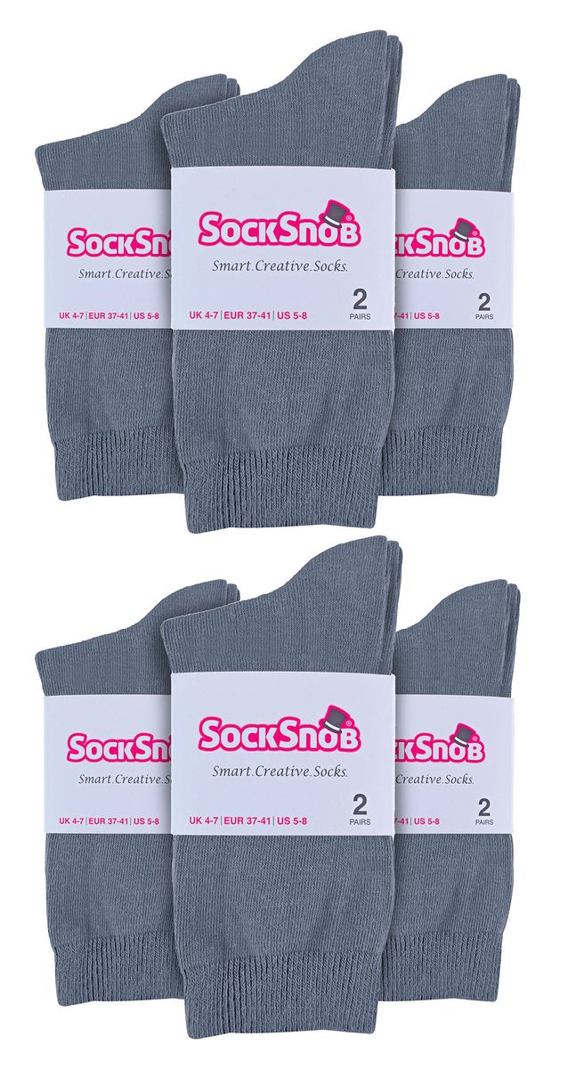 Atmungsaktive gerippte Crew-Socken