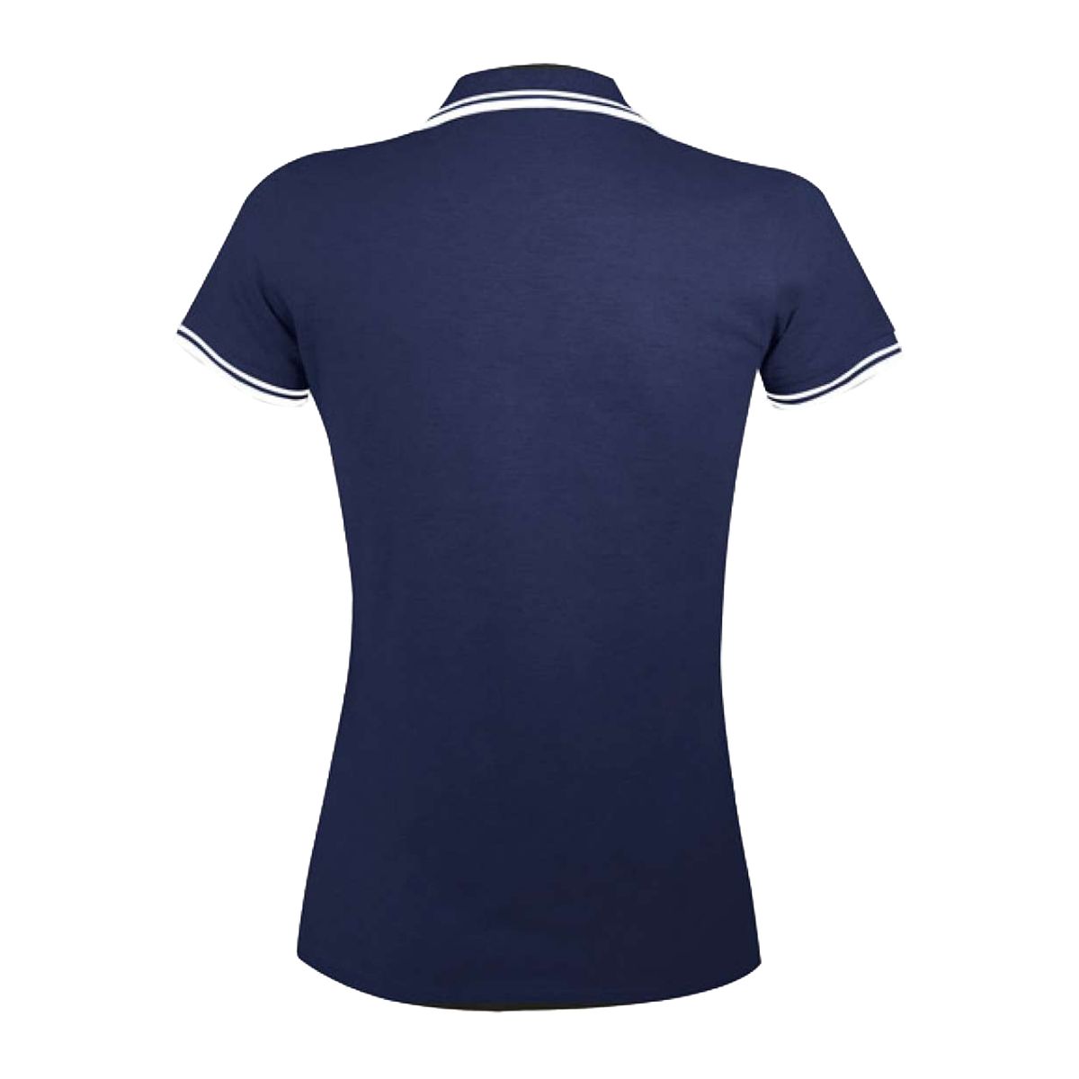 Sportliches Polo-Shirt mit Streifenkragen