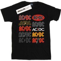 Boyfriend-T-Shirt mit grafischem Band-Logo