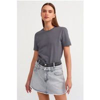 Klassisches Baumwoll-T-Shirt Regular Fit