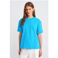 Klassisches Baumwoll-T-Shirt mit Rundhalsausschnitt