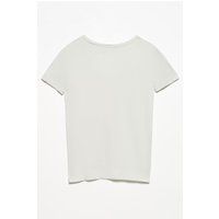 Essentielles Baumwoll-T-Shirt mit V-Ausschnitt