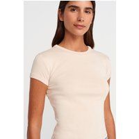 Minimalistisches Slim-Fit Baumwolltop