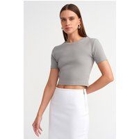 Minimalistisches Slim-Fit Crop-Shirt