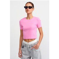 Schmal geschnittenes Kurz-T-Shirt
