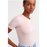 Slim Fit Rundhals T-Shirt