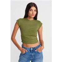 Ärmelloses Crop-Top in Slim-Fit
