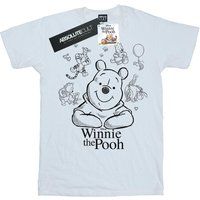 Grafik-T-Shirt mit Skizzen-Motiv