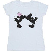 Grafik-T-Shirt mit Kuss-Silhouette