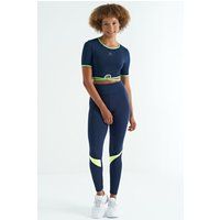 Sport-Crop-Top mit Wickeldetail