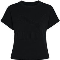T-Shirt mit strukturiertem Logo