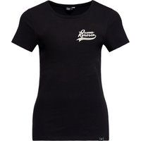 Schmales Vintage-T-Shirt mit Tiger-Grafik