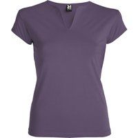 T-Shirt mit Kerbausschnitt, Slim-Fit