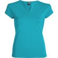 Tailliertes Shirt mit V-Ausschnitt