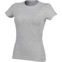 Weiches Stretch-T-Shirt mit Rundhalsausschnitt