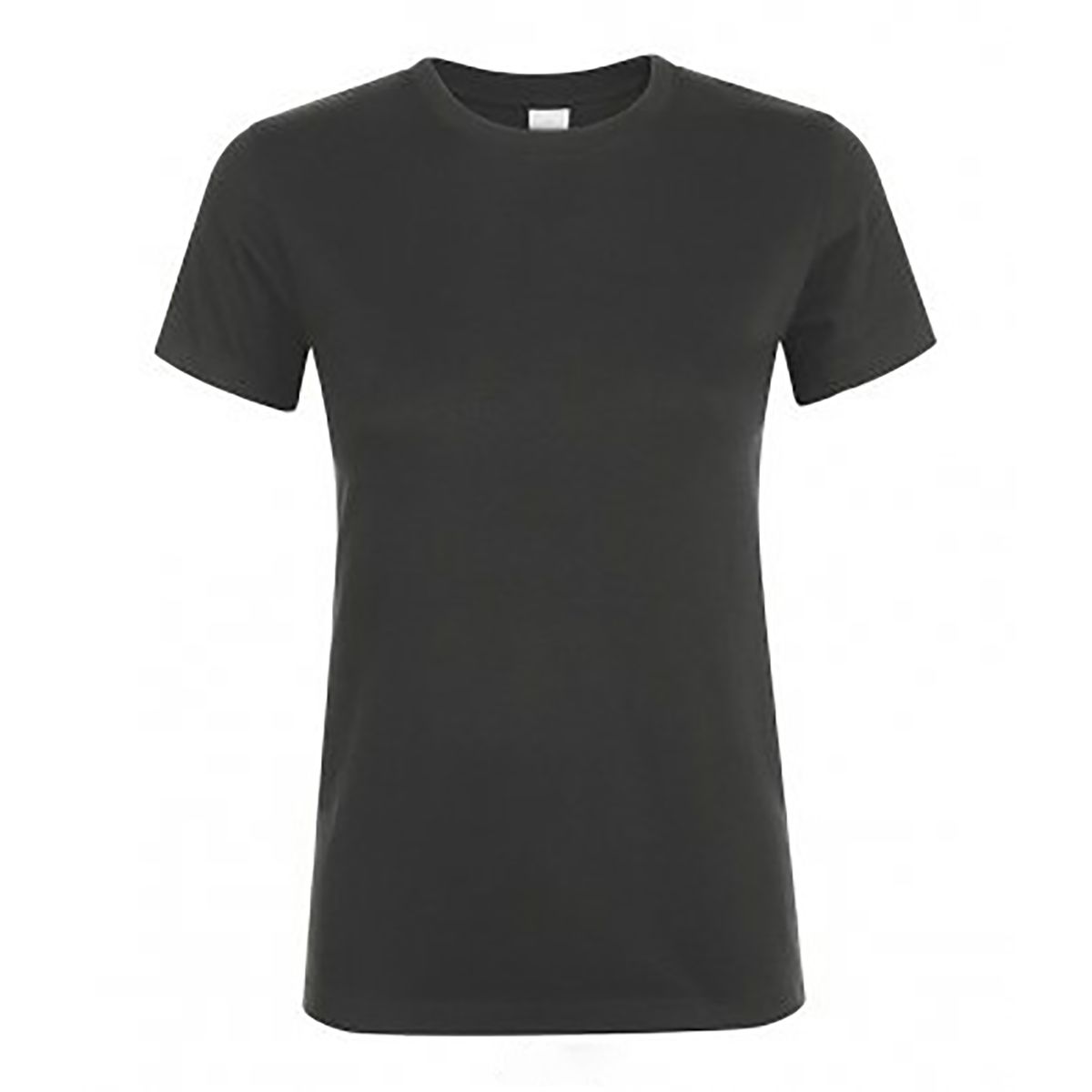 Klassisches Baumwollshirt mit Rundhalsausschnitt