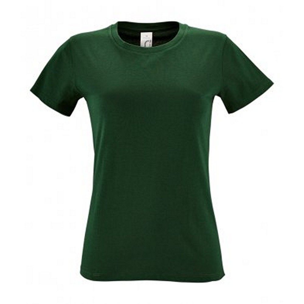 Klassisches Halbgekämmtes Baumwoll T-Shirt